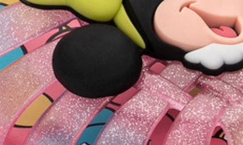 Shop Melissa X Disney® Mickey & Minnie Possession Fisherman Sandals In Pink Glitter