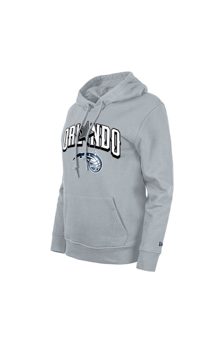 New Era Women's New Era Gray Orlando Magic 2023/24 City Edition Pullover Hoodie, Alternate, color, 