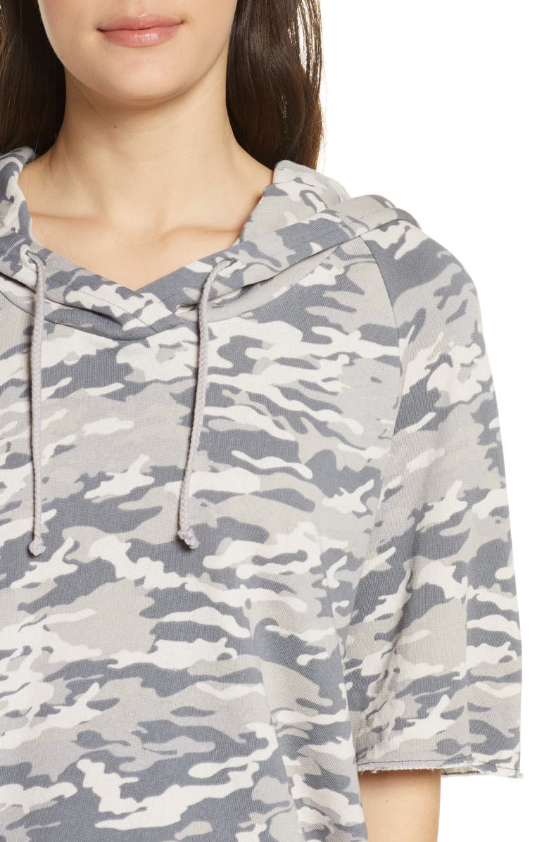 Honeydew Intimates Mornin Gear Cutoff Hoodie, Alternate, color, 