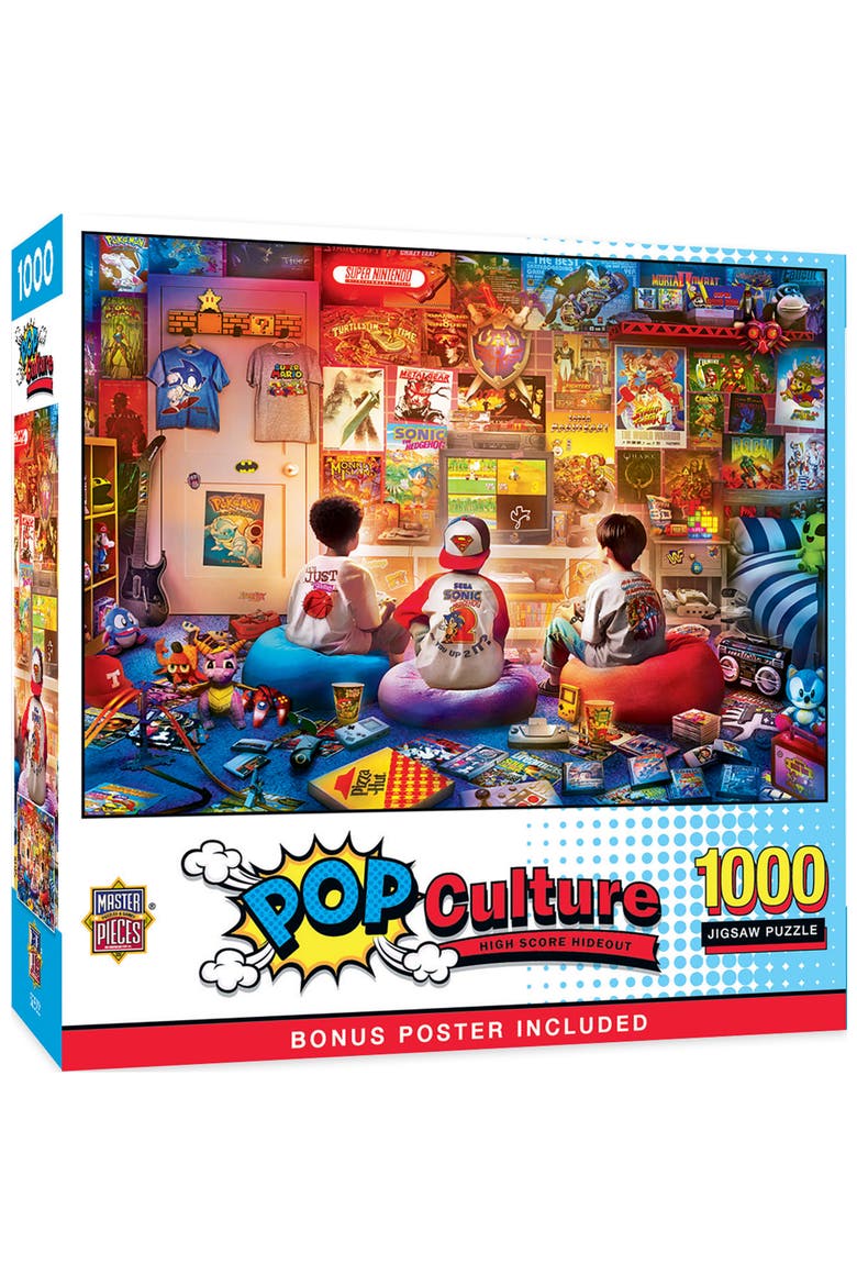High Score Hideout 1000 Piece Puzzle, Main, color, Multicolor