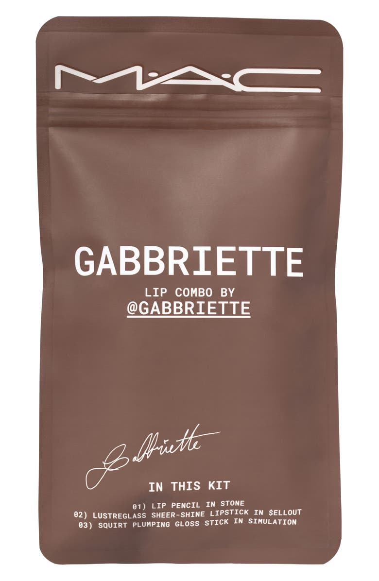 MAC Cosmetics Lip Combo by @GABBRIETTE Set, Alternate, color, 