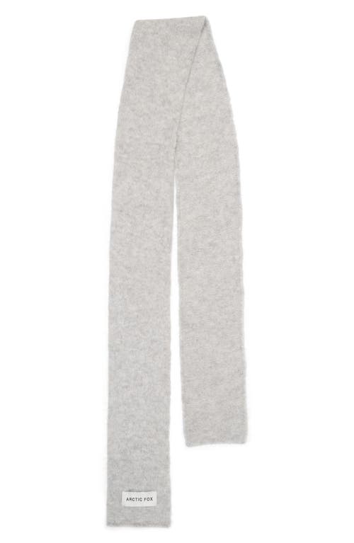 Arctic Fox & Co. Arctic Fox & Co The Alpaca Blend Skinny Scarf In Gray