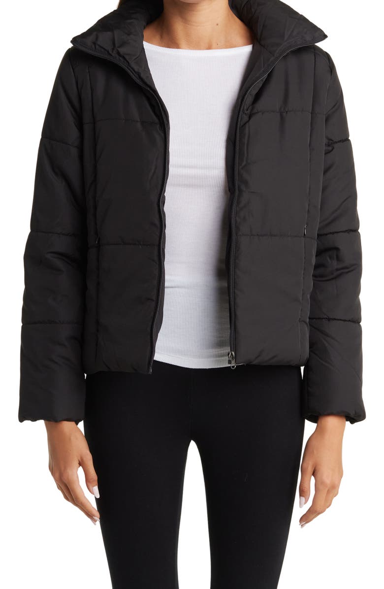 Z by Zella Powder Quilted Puffer Jacket, Main, color, 