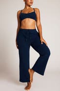 Negative Underwear Waffle Knit Cropped Track Pant