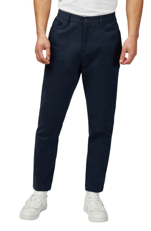 Ben Sherman Slim Tapered Leg 5-Pocket Pants in Dark Navy 