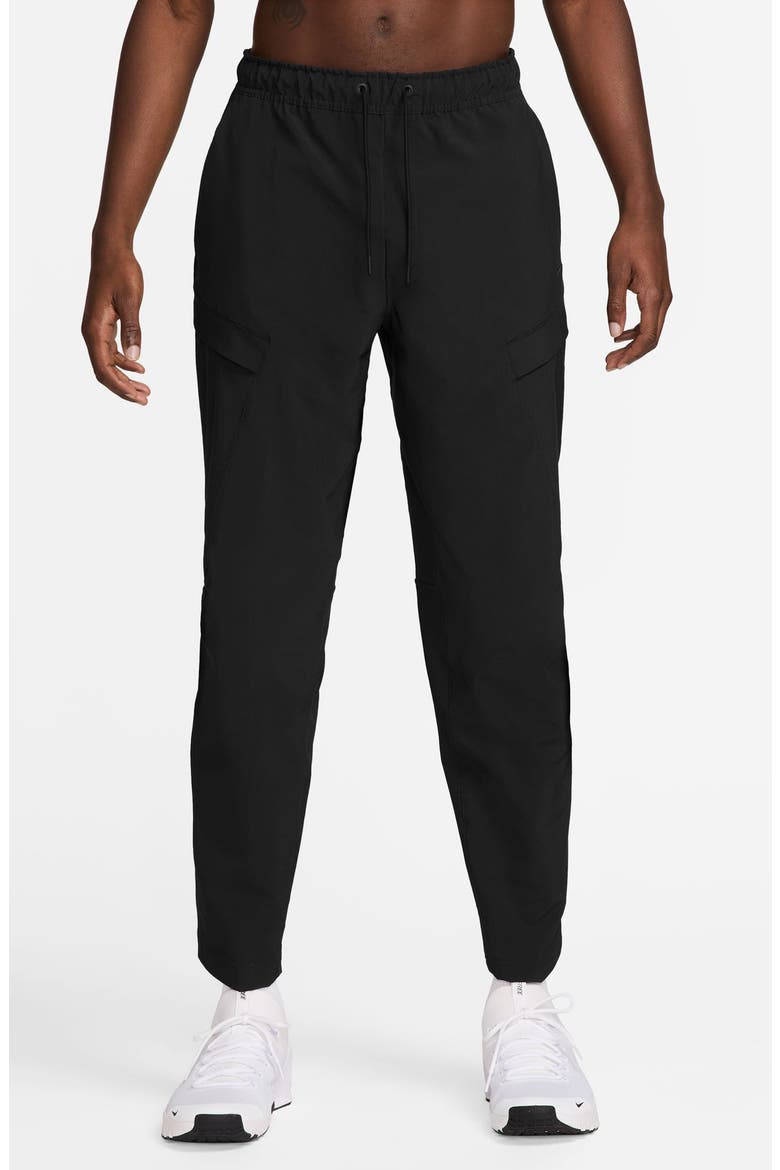 Unlimited Dri-FIT Fitness Cargo Pants, Main, color, BLACK