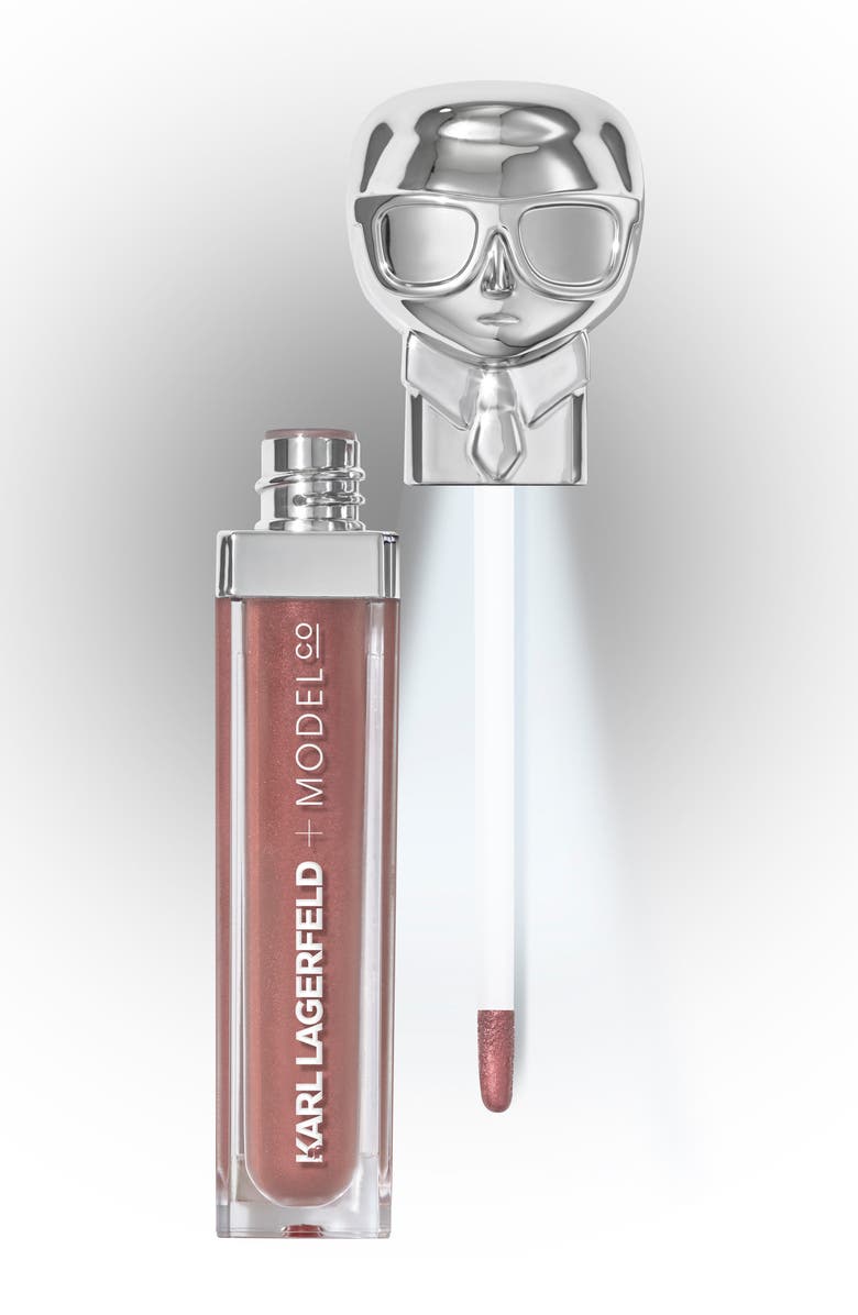 MODELCO KARL LAGERFELD + MODELCO Kiss Me Karl Lip Lights Lip Gloss, Alternate, color, 