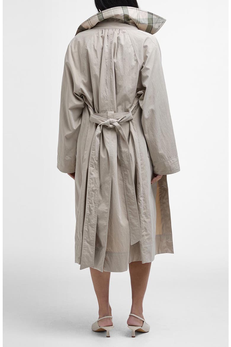 Garbo Showerproof Trench Coat, Alternate, color, LIGHT SAND ROSEMARY