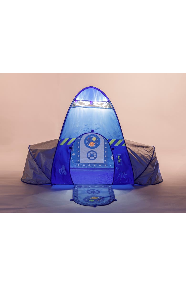 Fun2Give Popitup Rocket Play Tent With Lights, Alternate, color, Blue
