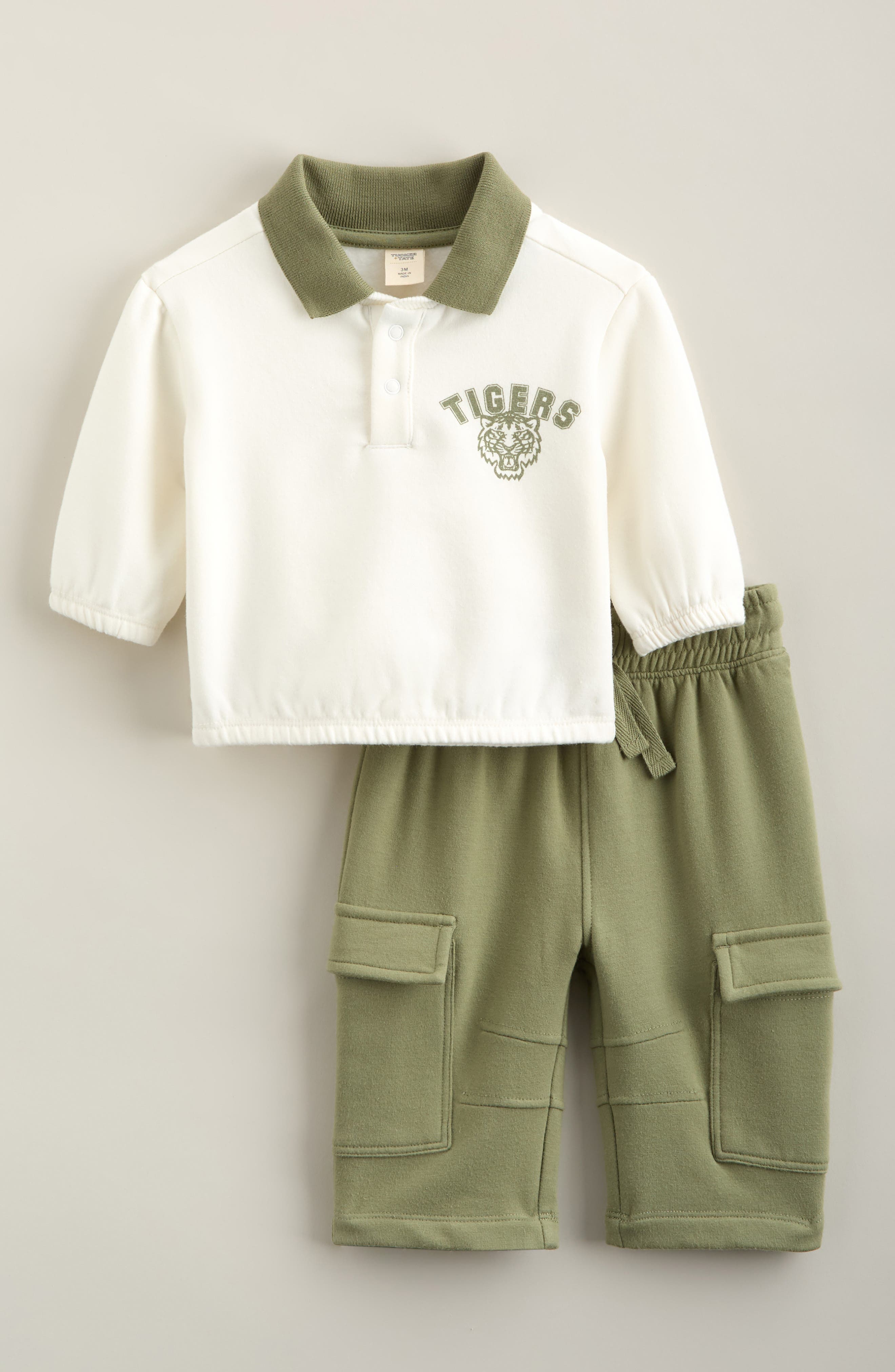 IVORY EGRET TIGERS- OLIVE