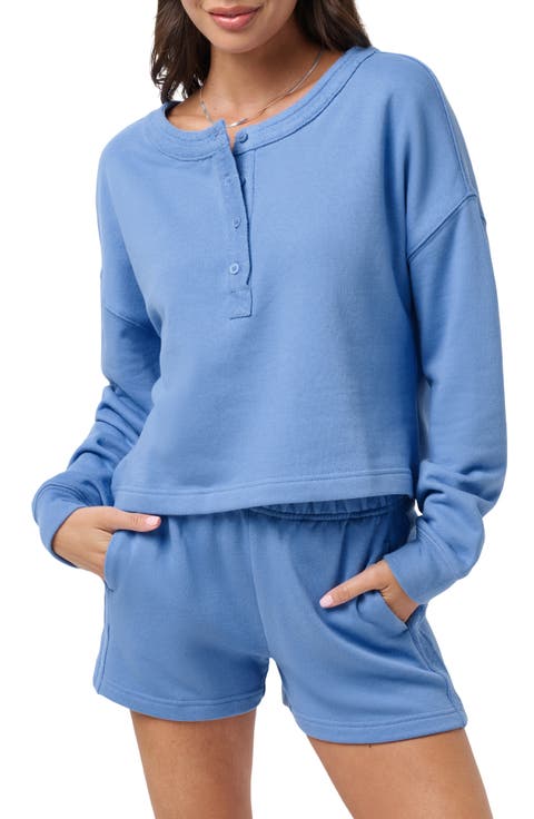 Octavia Long Sleeve Cotton Henley