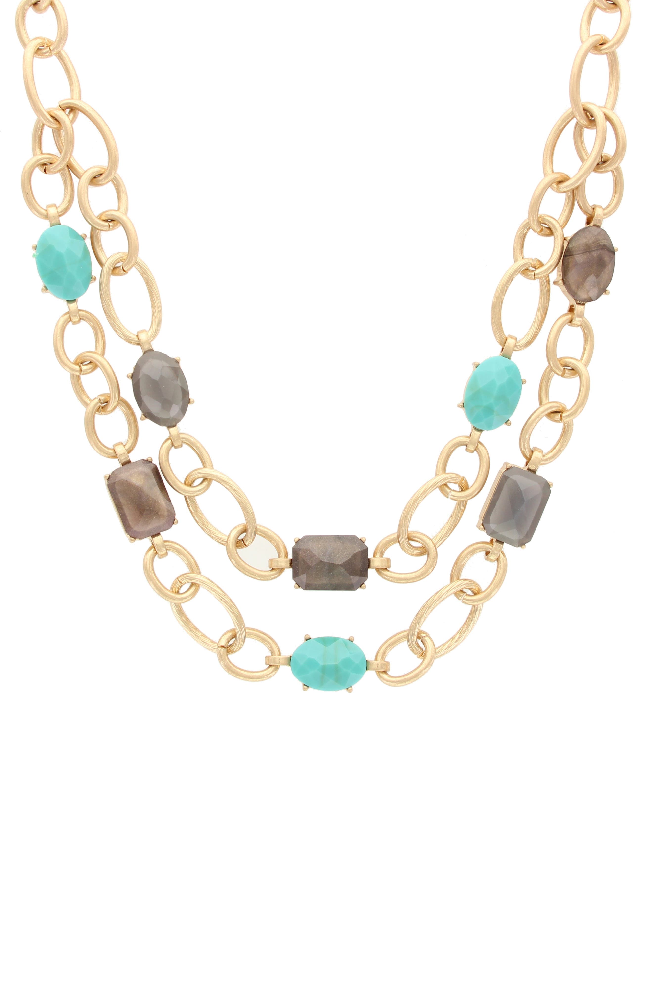 OLIVIA WELLES Catarina Crystal Necklace