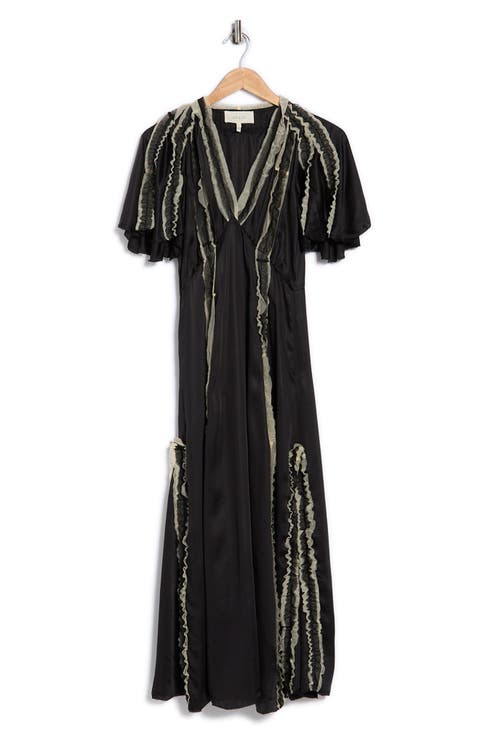 The Dancehall Short Sleeve Maxi Dress