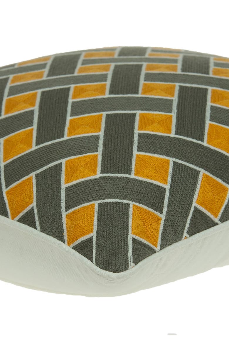 Kain Transitional Pillow - 20" x 20" - Grey, Alternate, color, GREY