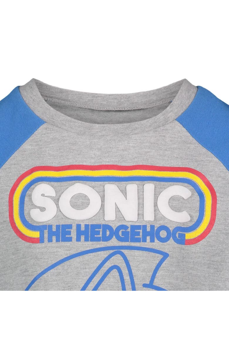SEGA Sonic the Hedgehog 2-Pack T-Shirts, Alternate, color, Black / Grey / Blue