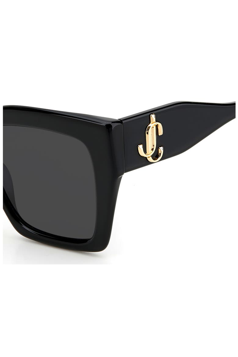 Elenigs 53mm Square Sunglasses, Alternate, color, BLACK / GREY1