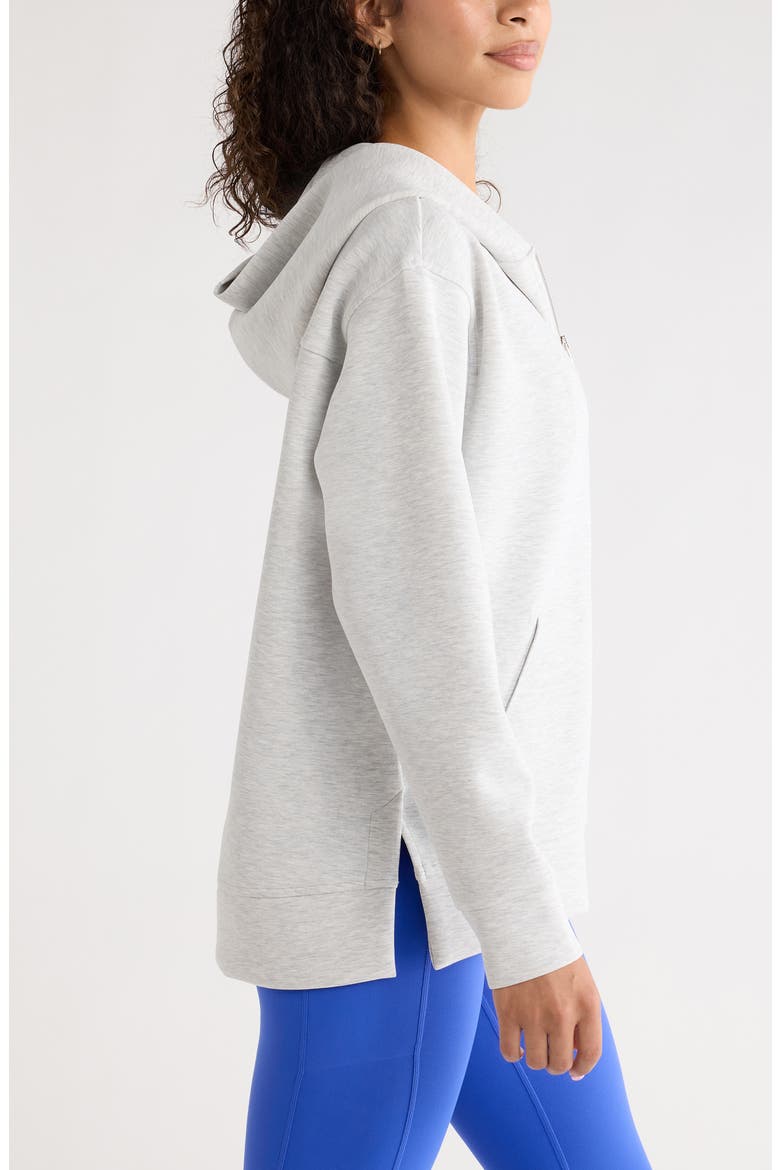Ultra Luxe Volume Zip Hoodie, Alternate, color, GREY LIGHT HEATHER
