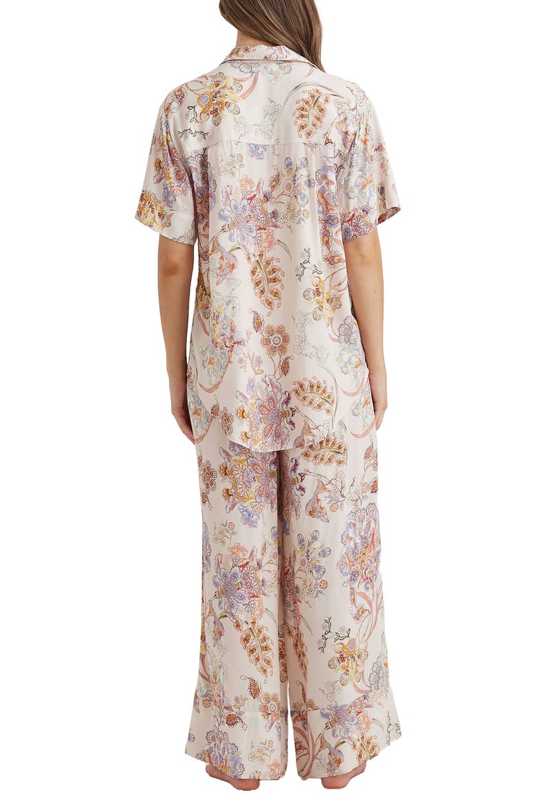Coco Floral Pajamas, Alternate, color, CREAM