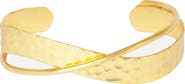 Ottoman Hands Evenness Hammered Bangle Bracelet