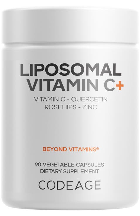 Liposomal Vitamin C, Zinc, Elderberry, Citrus Bioflavonoids, ALA, Quercetin