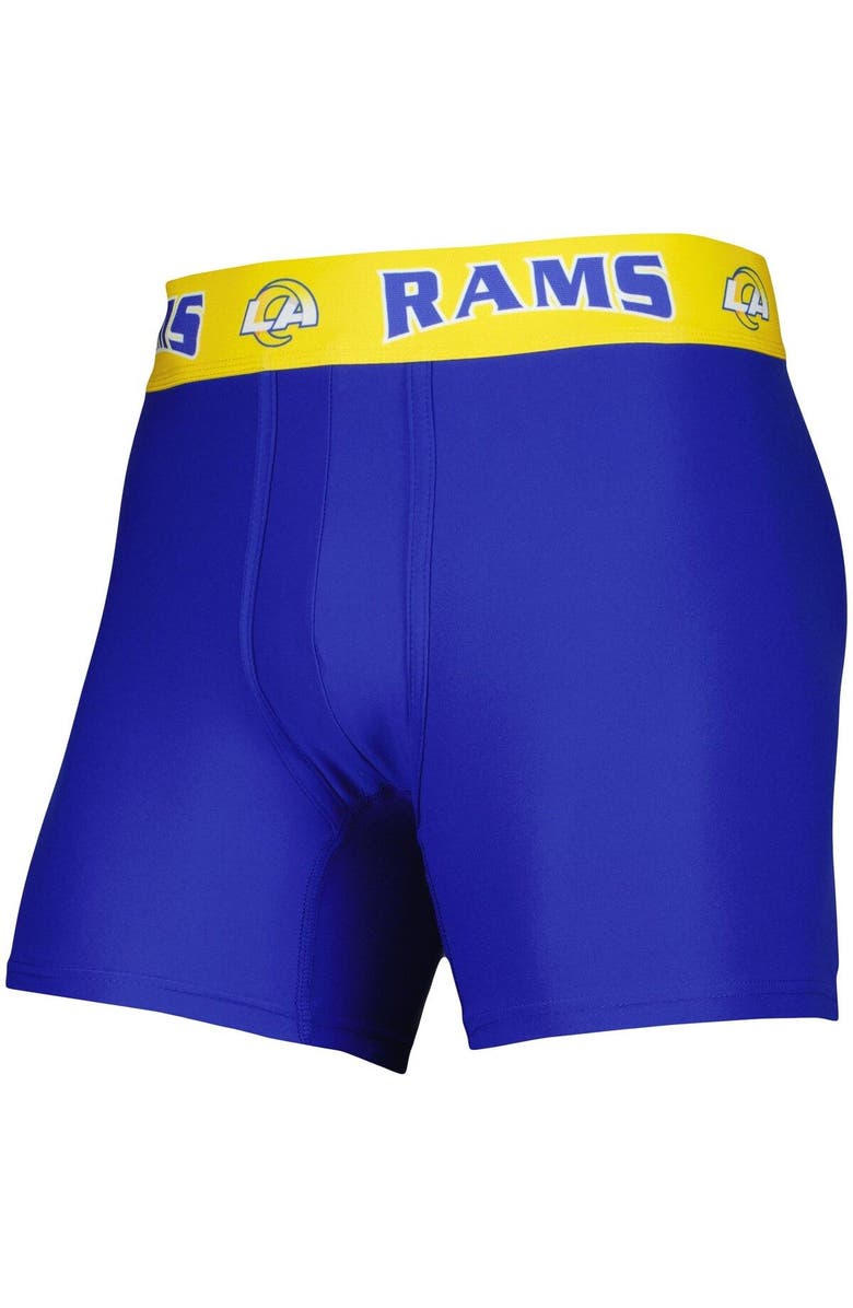 CONCEPTS SPORT Men's Concepts Sport Royal/Gold Los Angeles Rams 2-Pack Boxer Briefs Set, Alternate, color, Royal