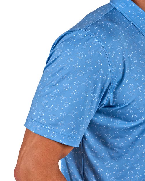 Black Clover Lucky Signs Polo In Blue