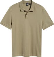 BOSS Parlay Herringbone Cotton Polo