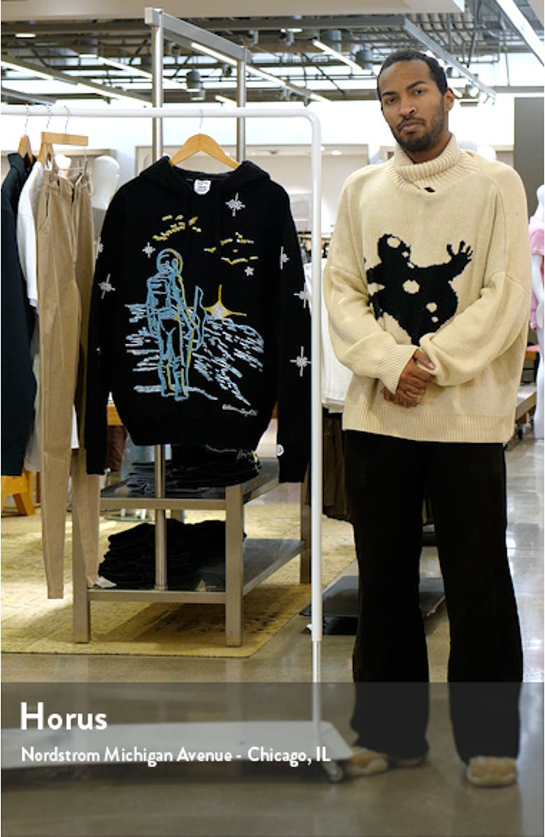 Night Sky Beaded Hoodie, sales video thumbnail