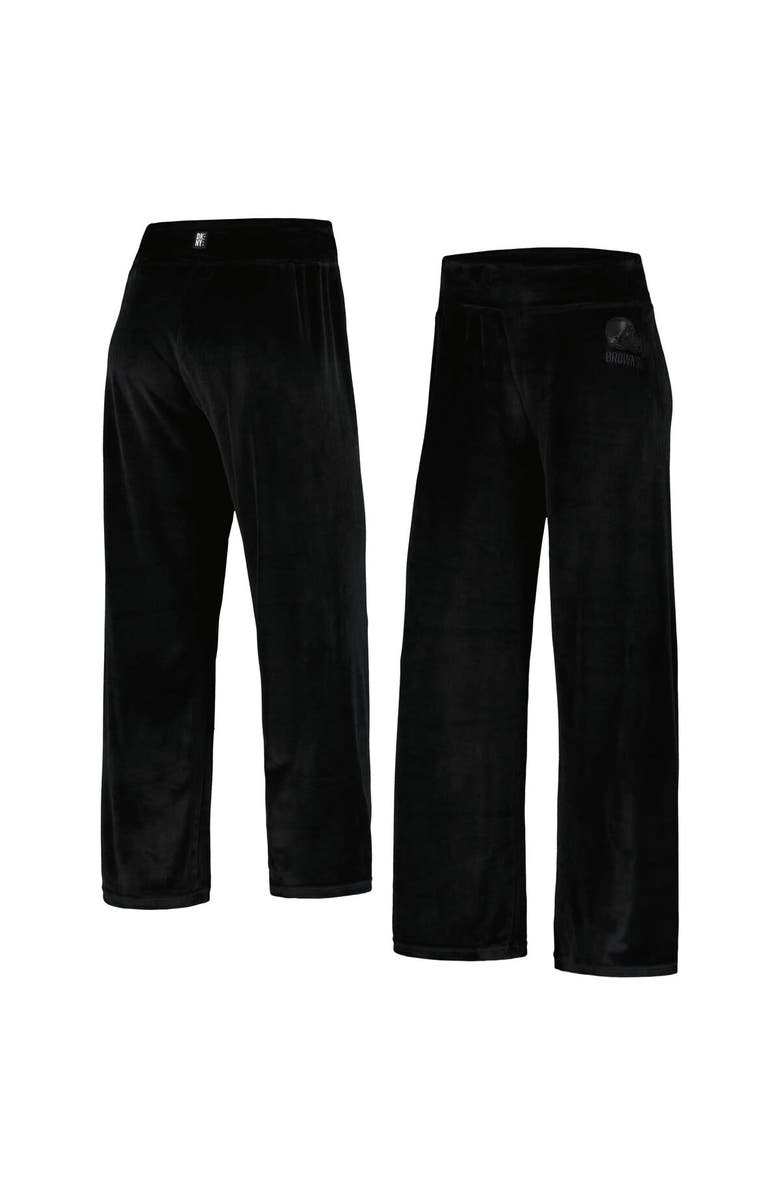 DKNY SPORT Women's DKNY Sport Black Cleveland Browns Demi Straight Leg Pants, Main, color, 