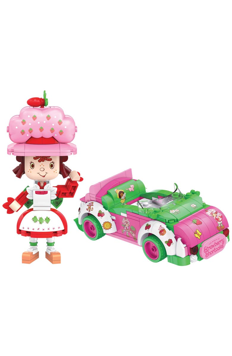 Brickcraft Strawberry Shortcake Berry Cruiser Building Set, Alternate, color, Pink