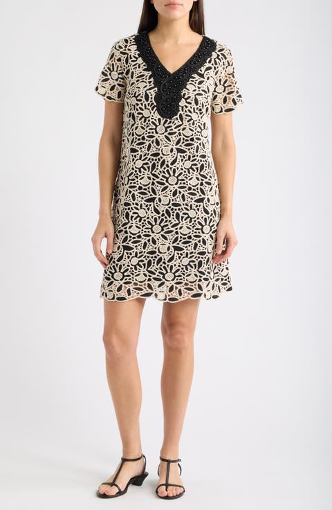 Charla Embroidered Dress