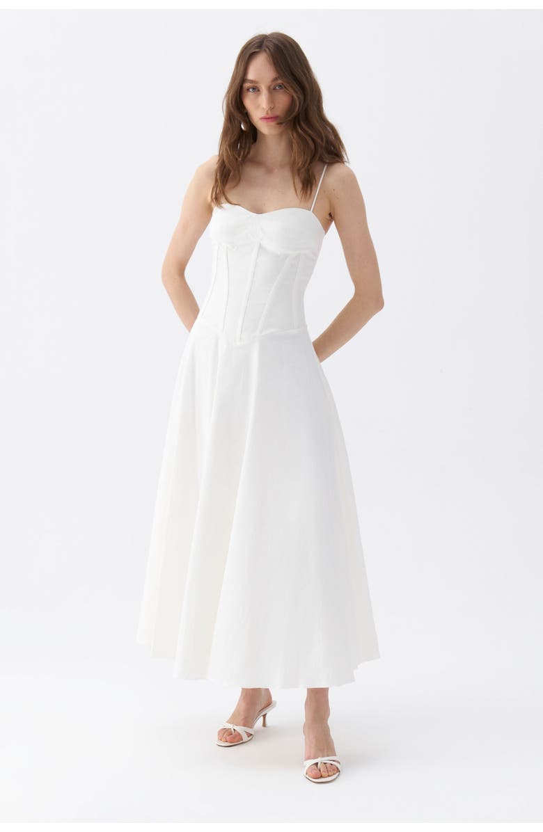 Nocturne Corset Detailed Dress, Alternate, color, 