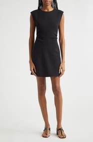 Veronica Beard Imara Ruched Sleeveless Minidress