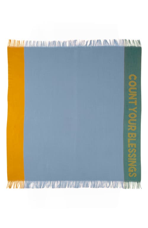 NOVOGRATZ NOVOGRATZ COUNT YOUR BLESSINGS THROW BLANKET