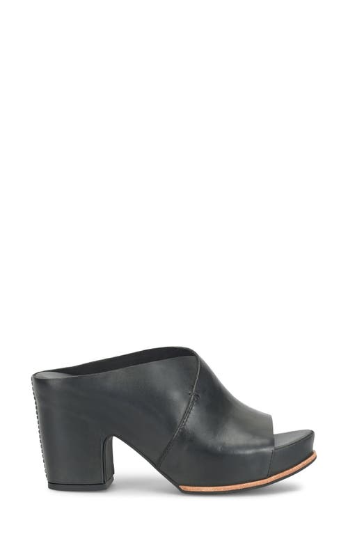 Kork-ease ® Stowe Platform Slide Sandal In Black