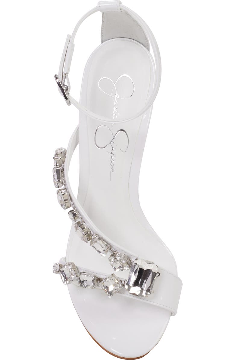 Jessica Simpson Raela Ankle Strap Sandal, Alternate, color, White