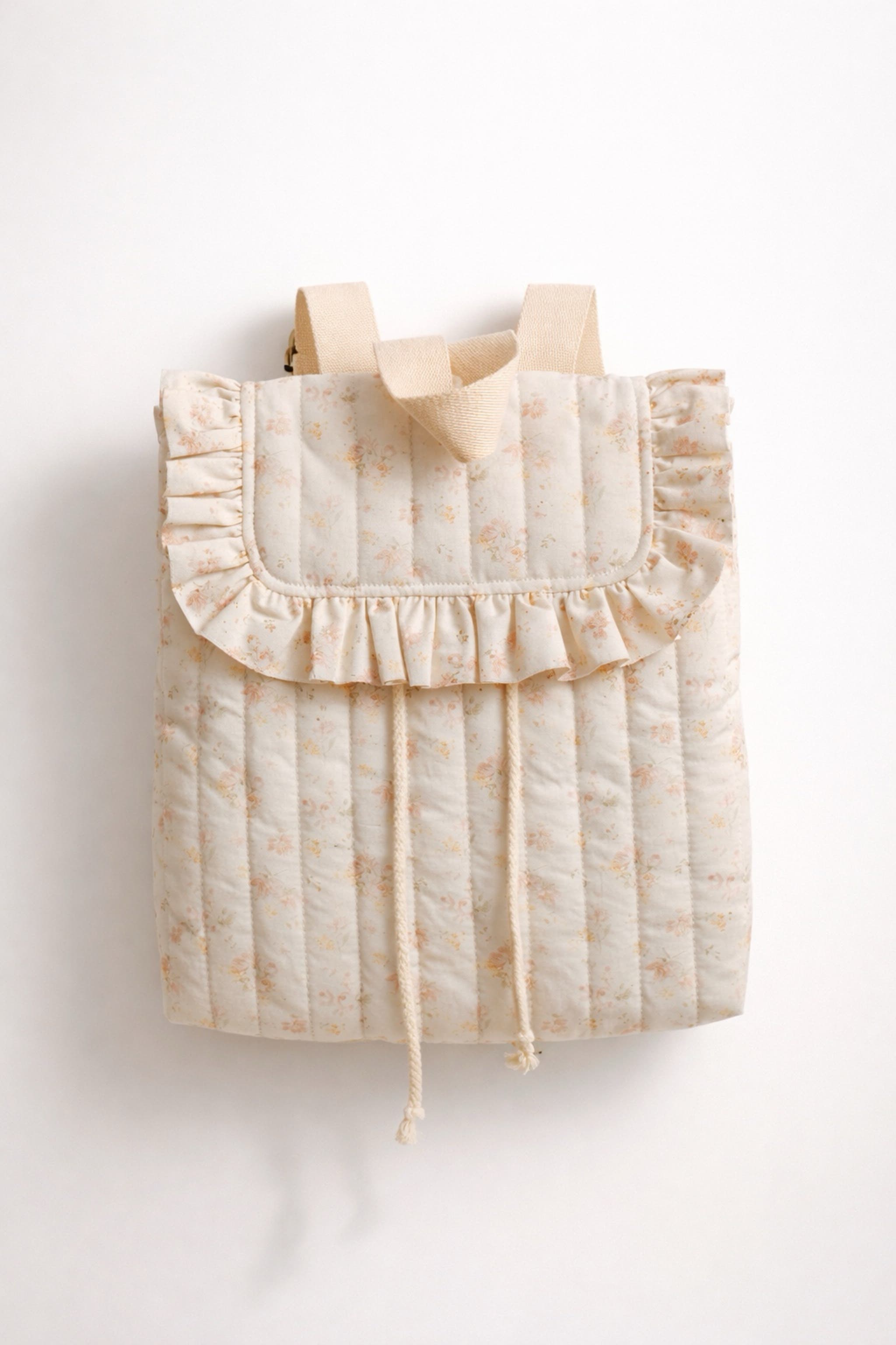 Eloise Quilted Backpack, Main, color, Vintage Rose