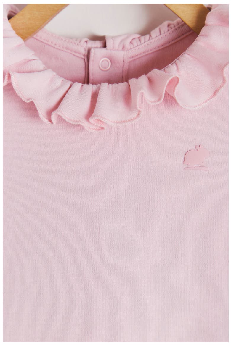 Premium Peruvian Pima Cotton Essentials Ruffle Romper for Infant, Alternate, color, PINK