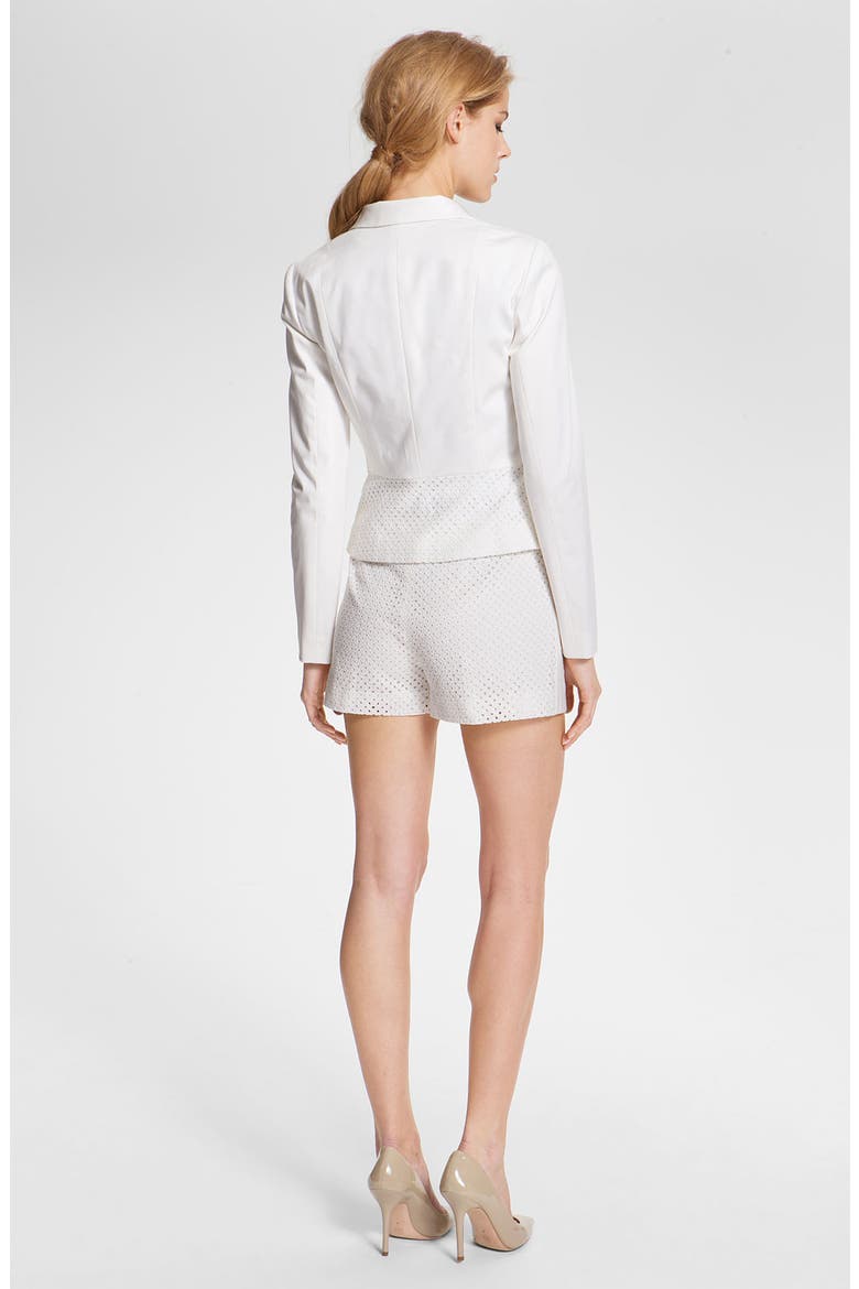 Eyelet Shorts, Alternate, color, IVORY