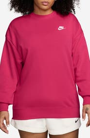 Nike Club Fleece Loose Fit Crewneck Sweatshirt