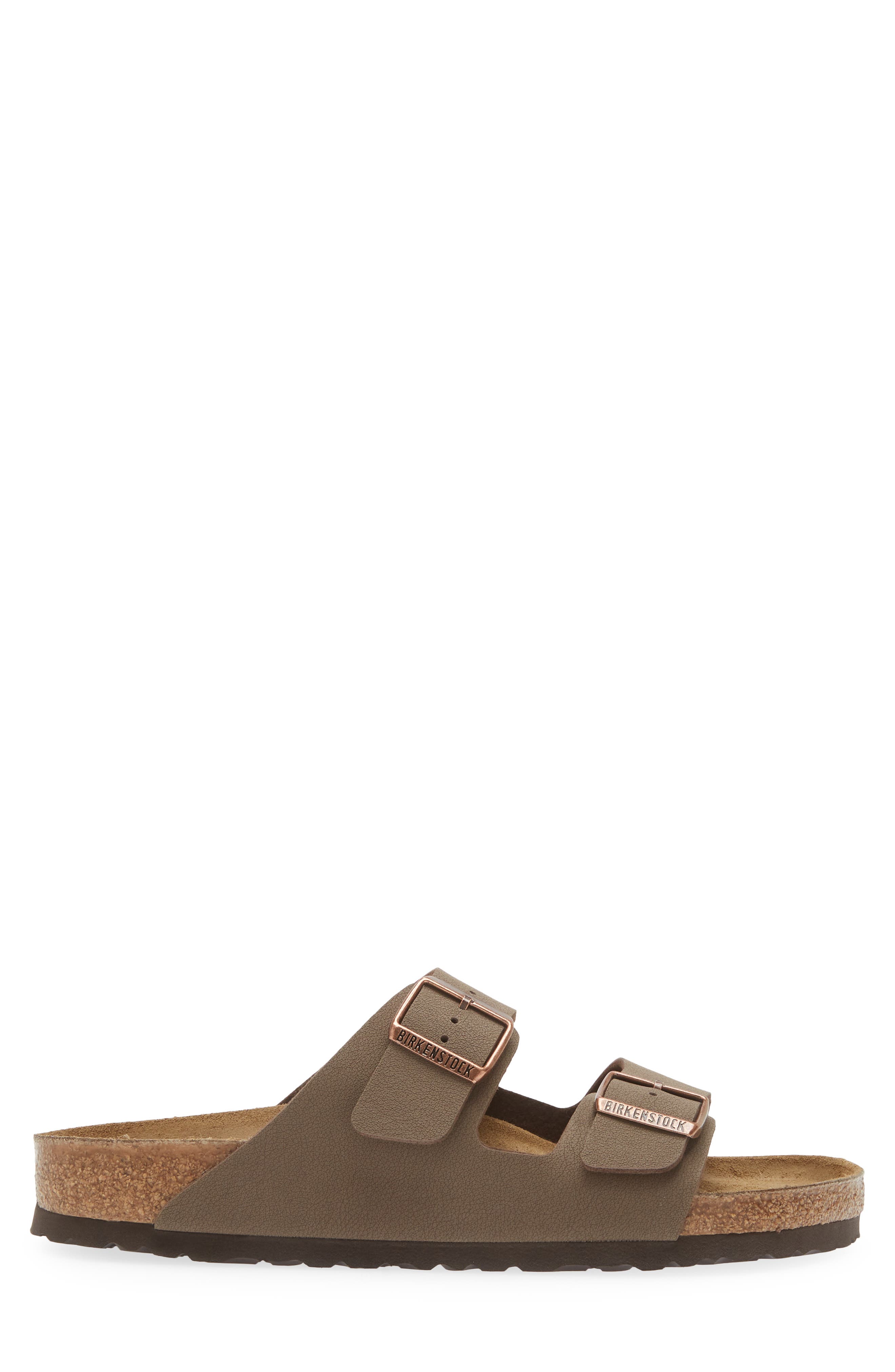 Birkenstock Arizona Slide Sandal, Alternate, color, Mocha