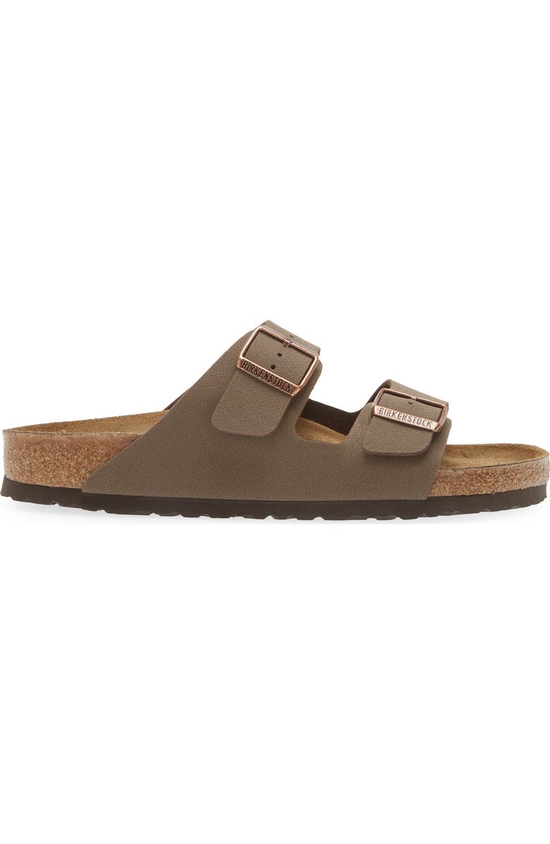 Birkenstock Arizona Slide Sandal, Alternate, color, Mocha