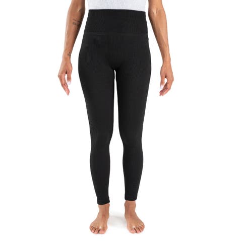 Fleece Lined Leggings - 4" Waistband