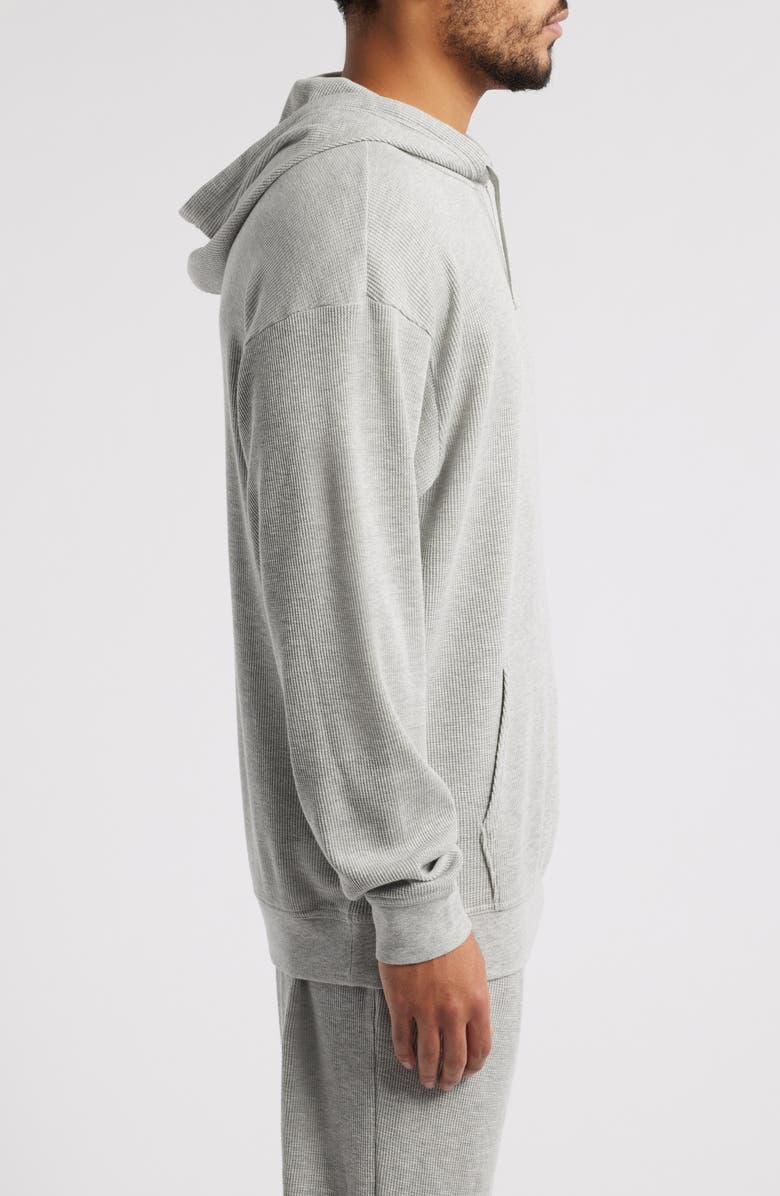 Nordstrom Cotton Blend Thermal Hoodie, Alternate, color,