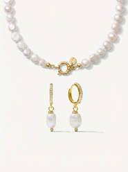 Joey Baby Pete Strand Necklace & Layla Drop Earring Gift Set