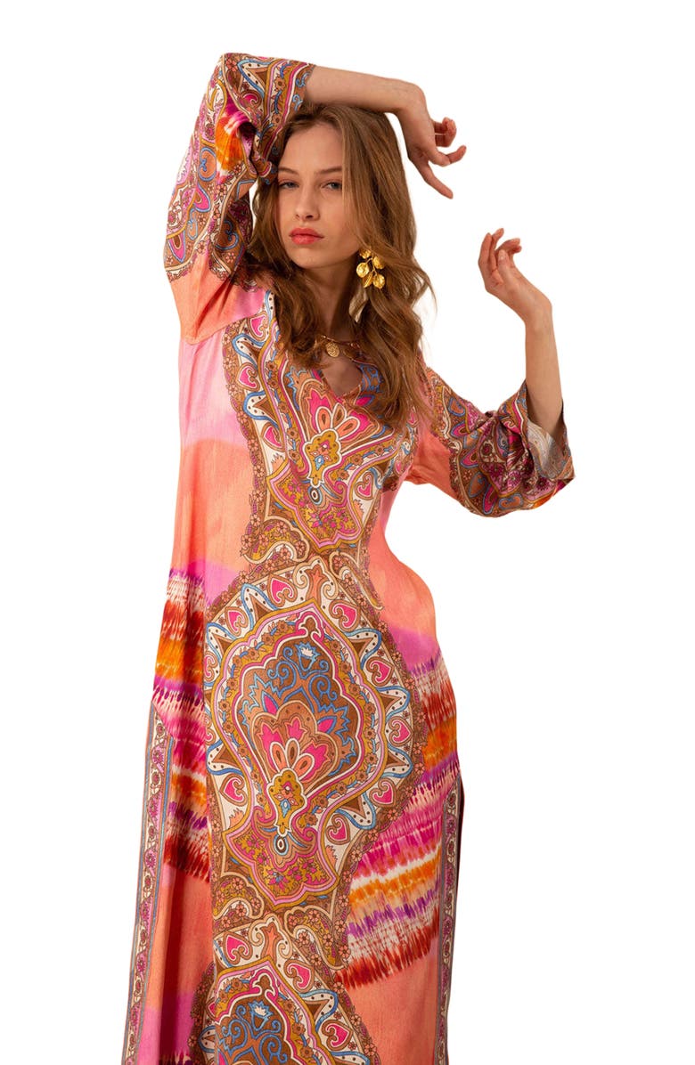 Hale Bob Serenity Maxi Dress, Alternate, color, 