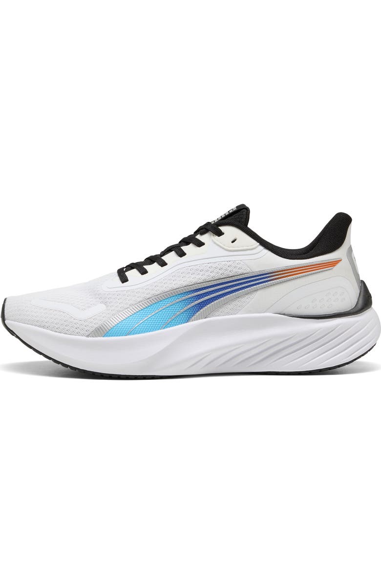 PUMA Pounce Lite Running Shoe, Alternate, color, Puma White/ Puma Black/ Blue