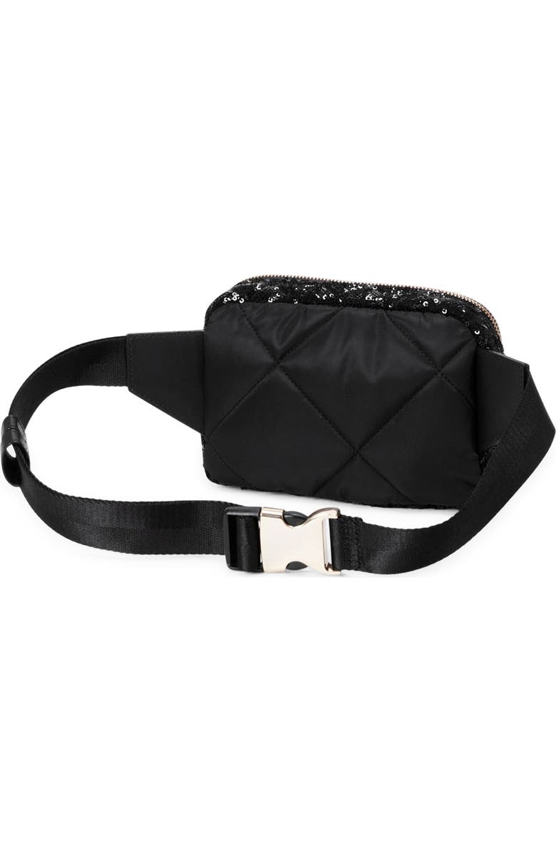 MZ Wallace Madison Quilted Sequin Belt Bag, Alternate, color,