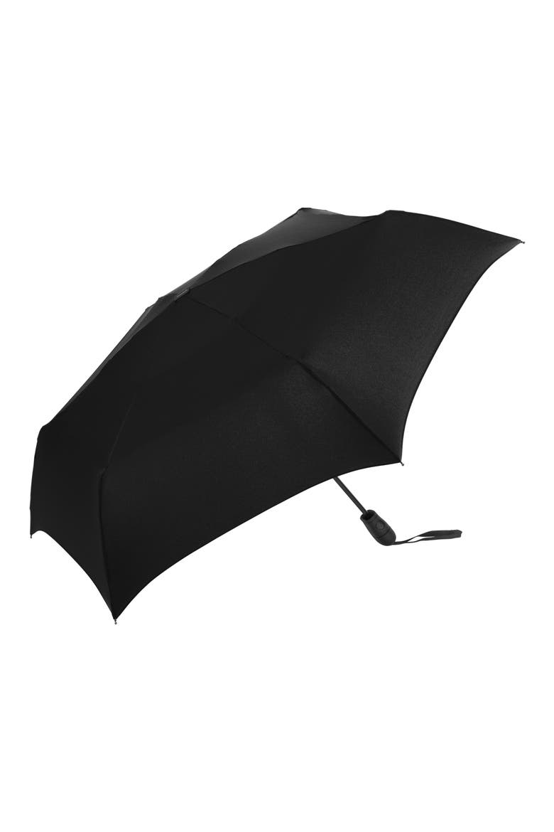 43 Auto Open Compact Umbrella, Main, color, BLACK