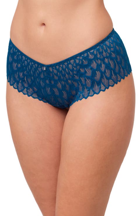 Feather Lace Brazilian Briefs